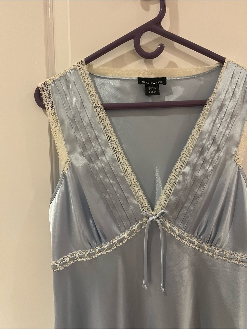 vintage jones new york full length slip dress!